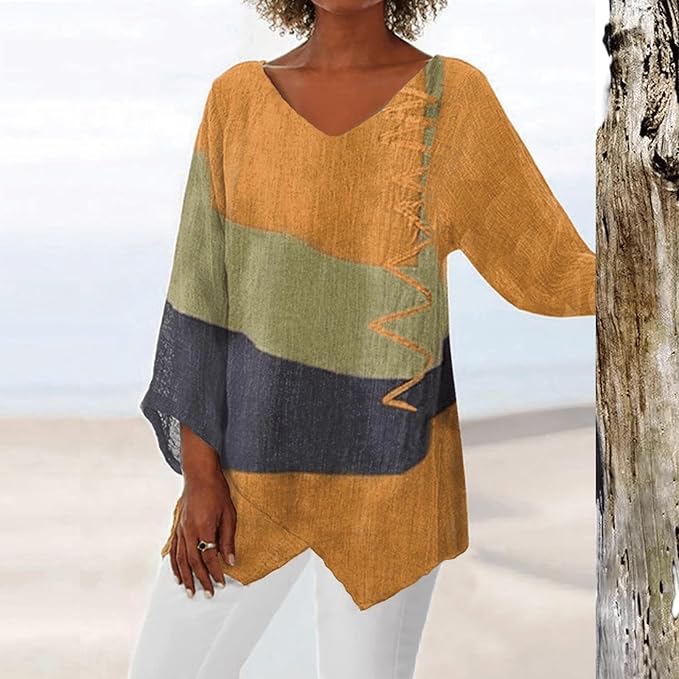 Lina™ - Komfortabel Hverdags Bluse med Lange Ærmer | Sidste dag 80% rabat!
