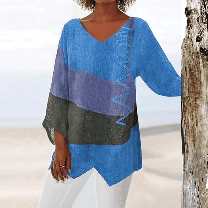 Lina™ - Komfortabel Hverdags Bluse med Lange Ærmer | Sidste dag 80% rabat!
