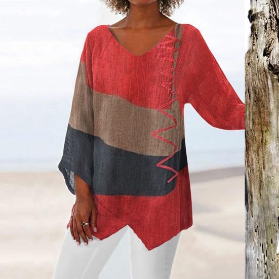Lina™ - Komfortabel Hverdags Bluse med Lange Ærmer | Sidste dag 80% rabat!